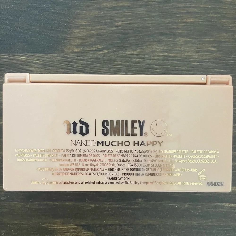 NIB URBAN DECAY Limited Edition “Mucho Happy” Smiley Mini Palette‎